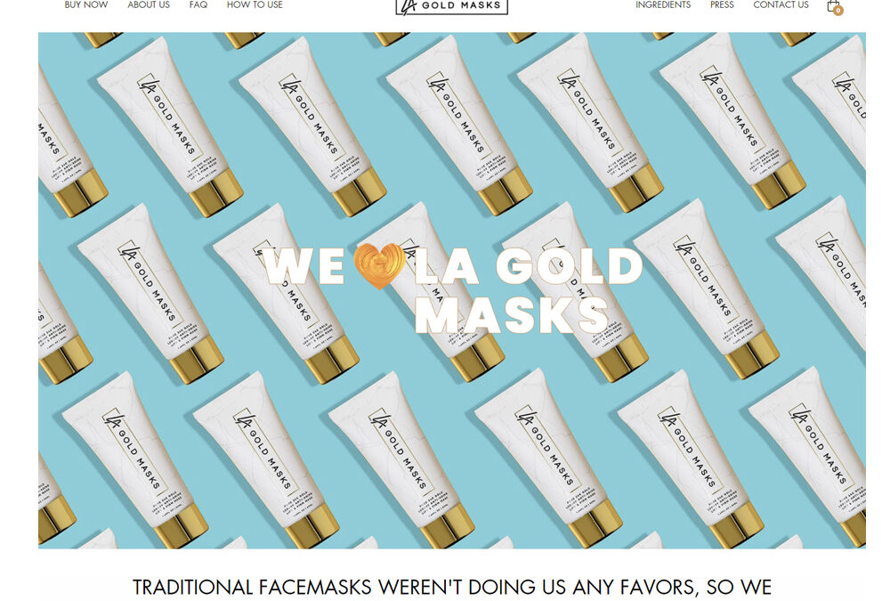 LA Gold Masks